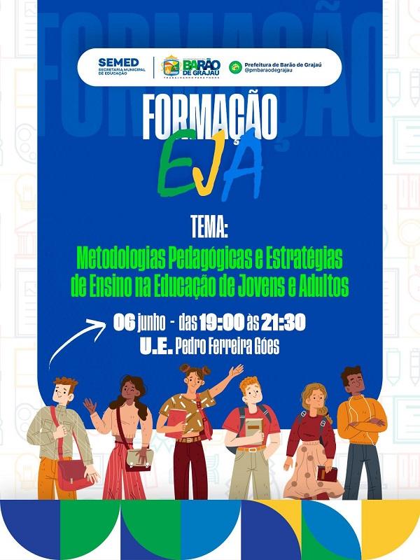 Educação de Barão de Grajaú promove formação para professores da EJA nesta sexta-feira (06)