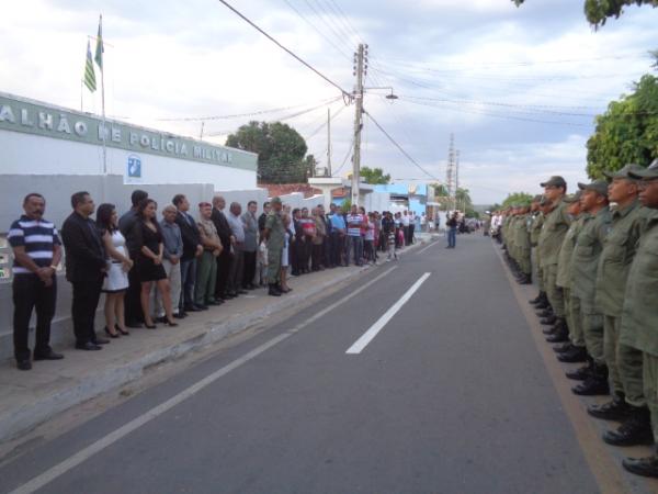 Solenidade militar marca o 51º aniversário do 3º BPM de Floriano