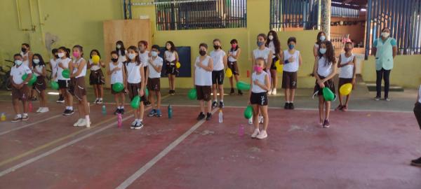 Escola Pequeno Pr&iacute;ncipe comemora o Dia do Estudante com atividades ol&iacute;mpicas(Imagem:FlorianoNews)