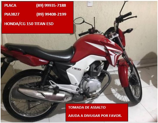 Mulher tem moto tomada de assalto em Floriano