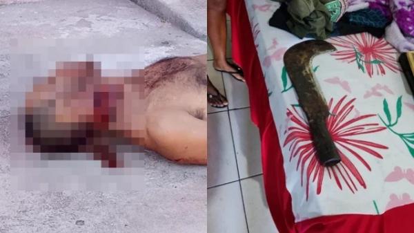 Homem é assassinado com diversos golpes de foice no pescoço