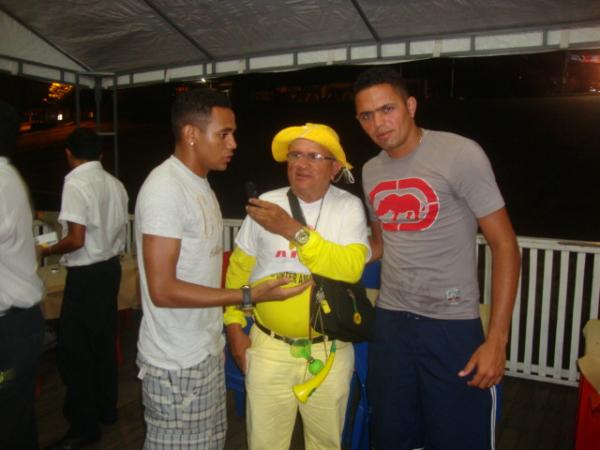 Entrevista com jogador Edson Piaui(Imagem:reda&ccedil;ao)