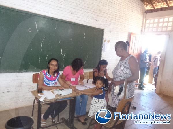 A votação nas localidades próximas a Floriano segue de forma tranquila