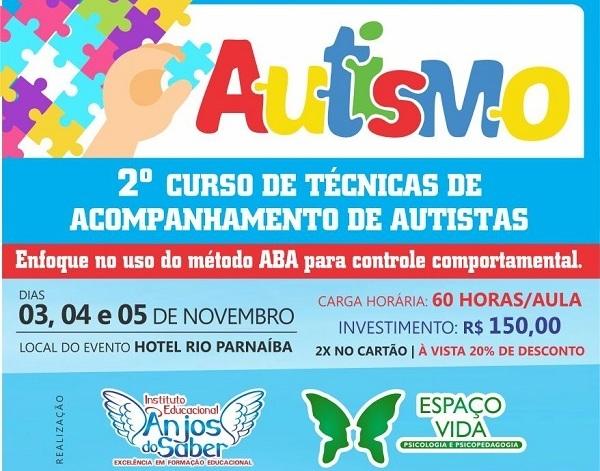 Instituto Anjos do Saber realiza curso sobre acompanhamento de autistas