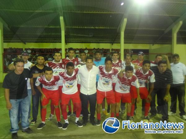 Emoção marcou a final do Campeonato Baronense de Futsal.(Imagem:FlorianoNews)