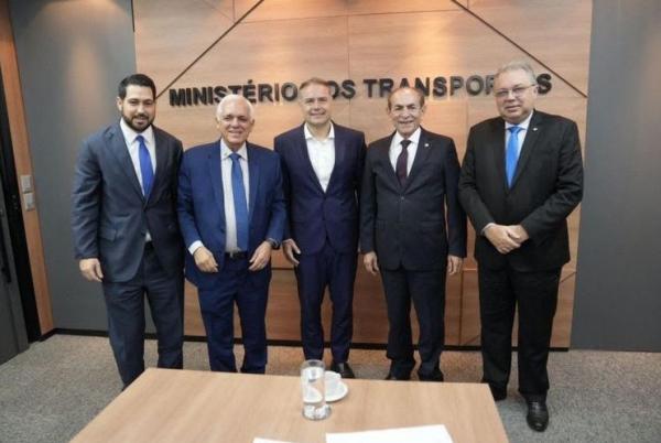 Them&iacute;stocles Filho participou de audi&ecirc;ncia no Minist&eacute;rio de Transportes.(Imagem:Divulga&ccedil;&atilde;o)