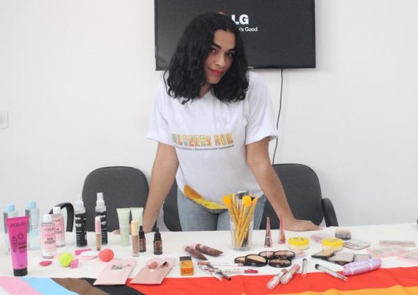 Programa Mulheres permitiu que mulher trans transformasse paix&atilde;o de inf&acirc;ncia em atua&ccedil;&atilde;o profissional(Imagem:Divulga&ccedil;&atilde;o)