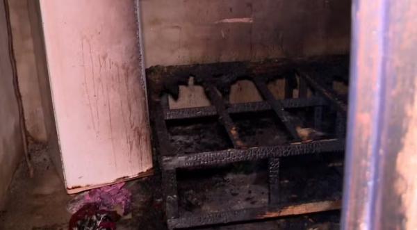 Tr&ecirc;s crian&ccedil;as morrem carbonizadas em inc&ecirc;ndio dentro de casa no Piau&iacute;.(Imagem: TV Clube)