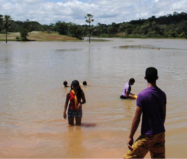 Curti&ccedil;&atilde;o na Jornada de Aventura dos jovens de Floriano.(Imagem:M&eacute;rito Juvenil )