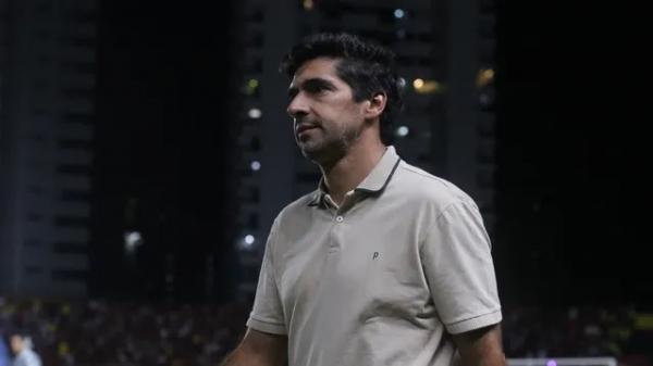 Abel Ferreira venceu a primeira no Brasileir&atilde;o de 2025.(Imagem:Marlon Costa/AGIF)