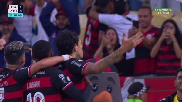 Flamengo 2 x 1 Cruzeiro | Gols | 13&ordf; rodada | Brasileir&atilde;o 2024(Imagem:Reprodu&ccedil;&atilde;o)