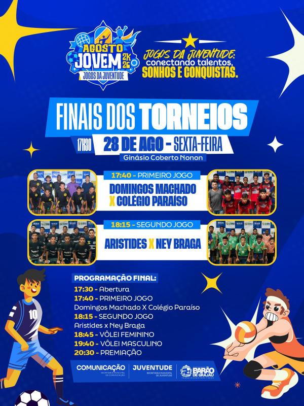 Jogos da Juventude chegam à grande final nesta sexta-feira em Barão de Grajaú