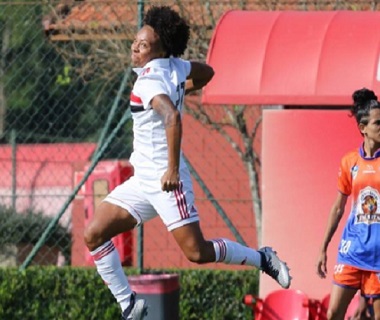 Paulista: Piauiense Valéria marcou dois gols em São Paulo