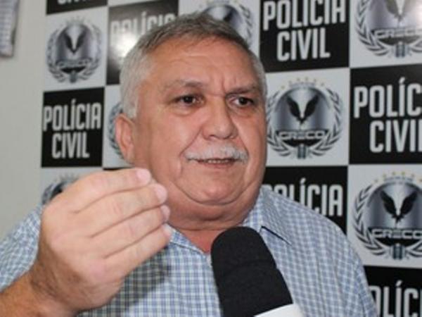 Delegado Menandro Pedro.(Imagem:Gilcilene Ara&uacute;jo)