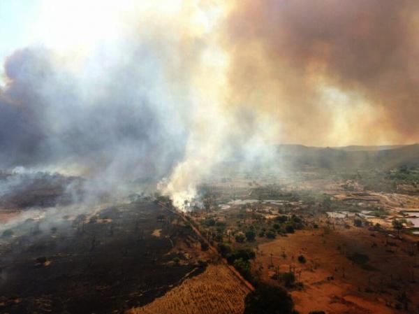 Focos de incêndio aumentam 40% somente no mês de agosto no Piauí