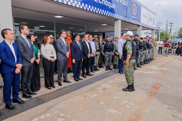 Com investimentos de R$ 6 milhões, governo inaugura BPChoque e Bepi em localização estratégica para reforçar segurança no Piauí.(Imagem:Gabriel Paulino)