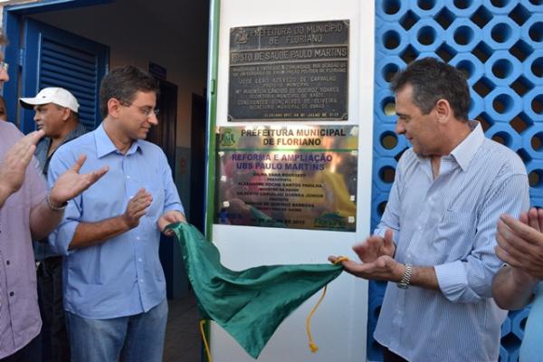 Inaugura&ccedil;&atilde;o da Unidade B&aacute;sica de Sa&uacute;de Paulo Martins.(Imagem:Waldemir Miranda)
