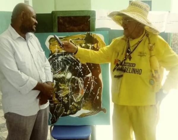 Osvaldo da Costa e Silva recebe exposi&ccedil;&atilde;o de arte.(Imagem:FlorianoNews)