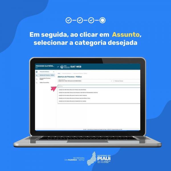Solicitação de isenção do IPVA 2025 pode ser realizada no site da Sefaz-PI(Imagem:Divulgação)