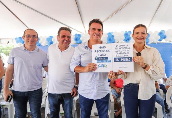 Ciro Nogueira inaugura sistema de &aacute;gua que teve investimento de R$ 1 milh&atilde;o e beneficia comunidade no Piau&iacute;.(Imagem:Ascom)