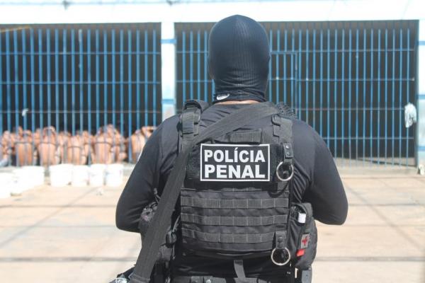 Opera&ccedil;&atilde;o em pres&iacute;dio do Piau&iacute;. (Imagem:Divulga&ccedil;&atilde;o/Sejus)