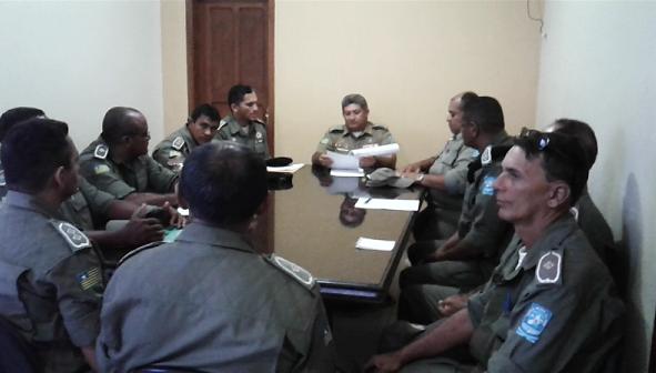 Comando do 3º BPM de Floriano se reúne para traçar metas