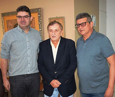 Luciano e Zé Filho convidam Mão Santa para o PSDB