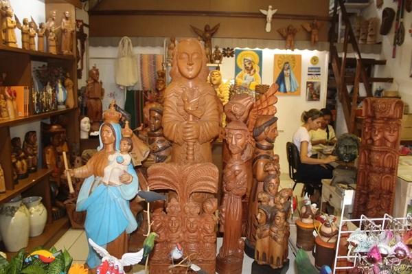 Arte santeira em madeira do Piau&iacute;(Imagem:Divulga&ccedil;&atilde;o)