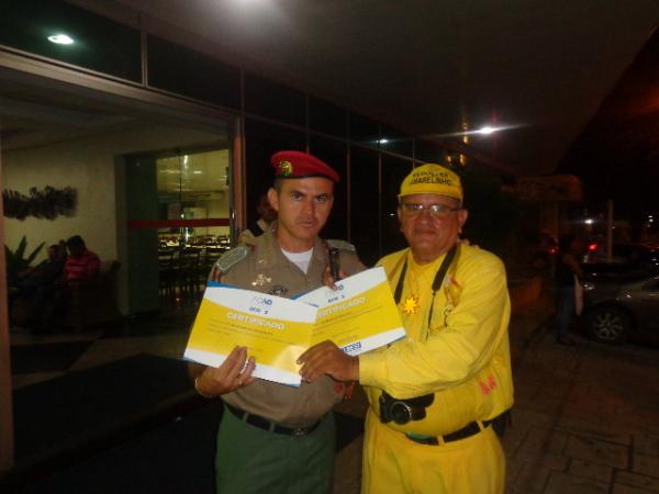 Parceiros receberam certificado por participa&ccedil;&atilde;o no A&ccedil;&atilde;o Global de Floriano.(Imagem:FlorianoNews)