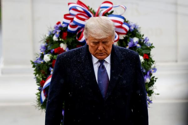 Trump participa de 1º evento público após derrota na eleição