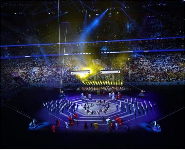 Cerim&ocirc;nia de abertura d&aacute; in&iacute;cio &agrave; Copa do Mundo no Catar(Imagem:Reprodu&ccedil;&atilde;o)