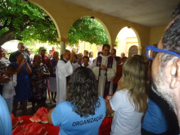Frei Alfredo toma posse na Par&oacute;quia Nossa Senhora das Gra&ccedil;as em Floriano.(Imagem:FlorianoNews)