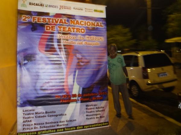 Est&aacute; sendo realizado em Floriano 2&deg; Festival Nacional de Teatro.(Imagem:FlorianoNews)