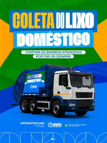 Prefeitura divulga cronograma da coleta de lixo e reforça organização em Barão de Grajaú