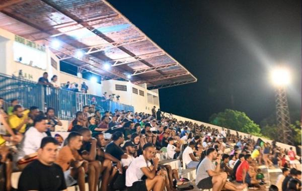 Copa Floriano 2026 &eacute; aberta no Est&aacute;dio Tiber&atilde;o com p&uacute;blico, homenagens e goleada(Imagem:Secom)