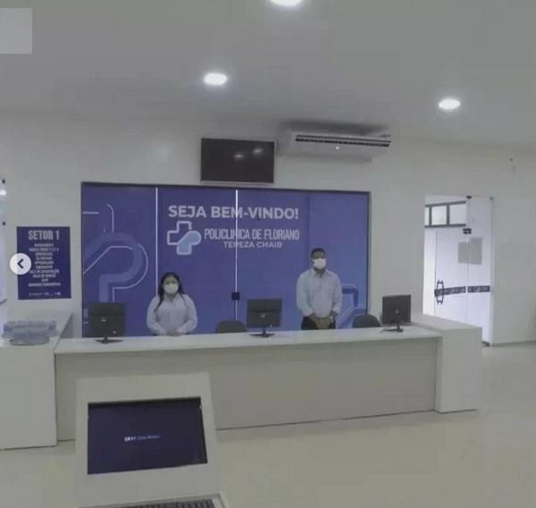  Inaugurada a Policl&iacute;nica de Floriano(Imagem: Reprodu&ccedil;&atilde;o/Instagram)