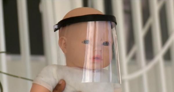 Professor desenvolve máscara tipo "face shield" para bebês recém-nascidos em Floriano