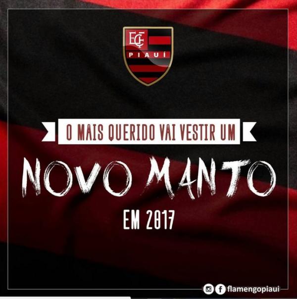 Nova camisa Flamengo-PI (Imagem:Reprodu&ccedil;&atilde;o/Instagram)