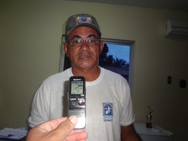 Tenente-Coronel Lizandro Hon&oacute;rio, Comandante do 3&ordm; Batalh&atilde;o da Pol&iacute;cia Militar.(Imagem:FlorianoNews)