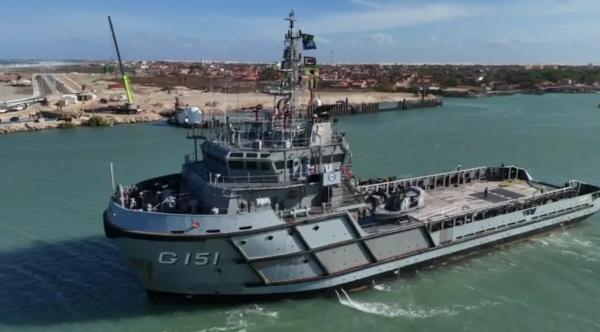 Único estado no litoral sem porto marítimo, PI recebe 1º navio após mais de 50 anos de idealização