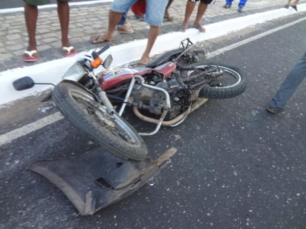 Idoso morre em grave acidente na Av. Calisto Lobo em Floriano.(Imagem:FlorianoNews)