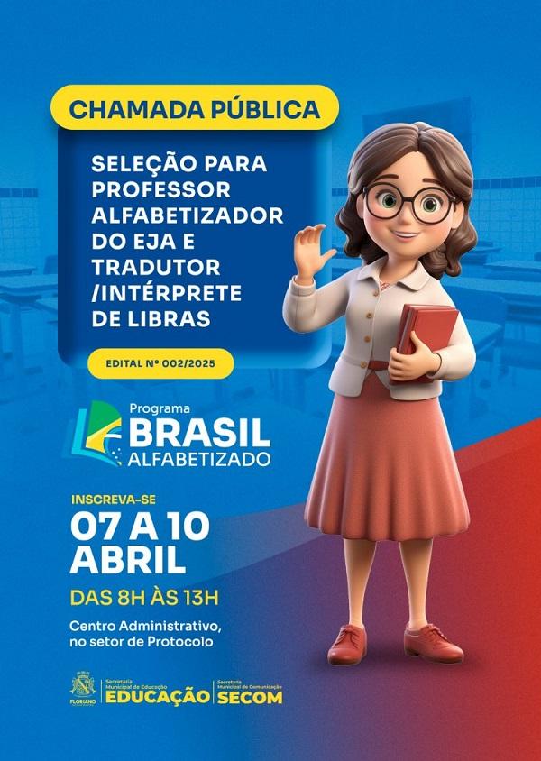 Prefeitura de Floriano realiza chamada publica para profissionais da Educação