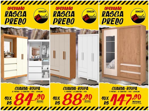  Opera&ccedil;&atilde;o Rasga Pre&ccedil;o: Confira as grandes ofertas no Armaz&eacute;m Para&iacute;ba em Floriano.(Imagem:Divulga&ccedil;&atilde;o)