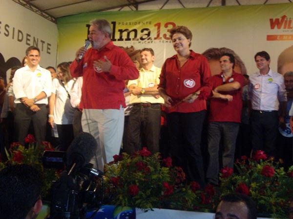Lula em seu discurso em Teresina atacou a oposi&ccedil;&atilde;o(Imagem:Divulga&ccedil;&atilde;o)