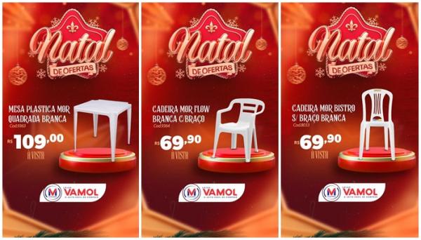 Loja Vamol est&aacute; com mega promo&ccedil;&atilde;o para decorar e equipar sua casa neste final de ano(Imagem:Divulga&ccedil;&atilde;o)