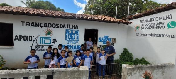 Alunos do Sesc vivenciam saberes tradicionais em aula de campo sobre a carnaúba