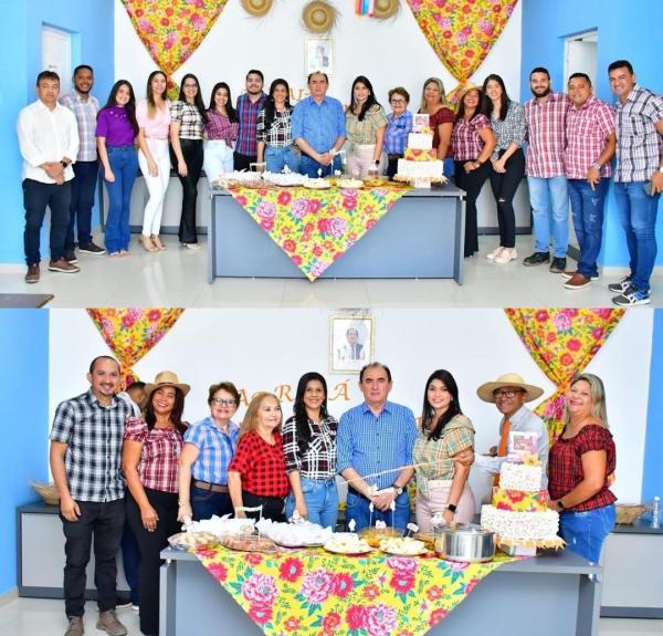 Servidores públicos municipais celebram o Arraial da Prefeitura com alegria e animação