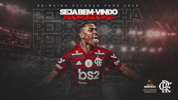 Flamengo anuncia contratação de Pedro Rocha como primeiro reforço para 2020