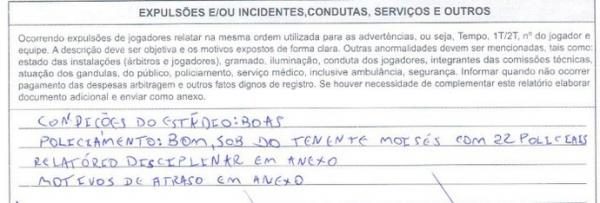 S&uacute;mula da partida entre Cori-Sabb&aacute; x River-PI n&atilde;o traz confus&atilde;o nas arquibancadas.(Imagem:Reprodu&ccedil;&atilde;o/FFP)