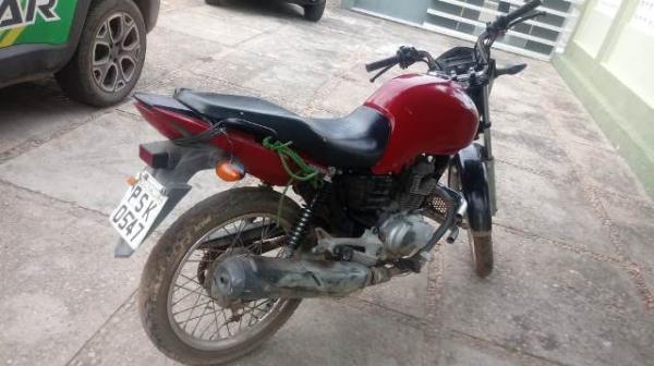 PM recupera motocicleta roubada em Barão de Grajaú.(Imagem:FlorianoNews)